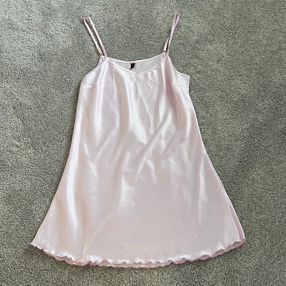 Pink Slip Dress
